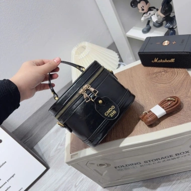 Túi xách nữ Báo Store - Túi cốp vuông da 2 khóa sang chảnh đi làm dự tiệc - 78.000đ