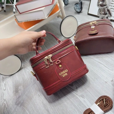 Túi xách nữ Báo Store - Túi cốp vuông da 2 khóa sang chảnh đi làm dự tiệc - 78.000đ