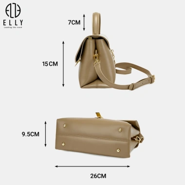 Túi xách nữ cao cấp da thật ELLY ET141 - Giá giảm 23% chỉ 2.399.200₫ 3