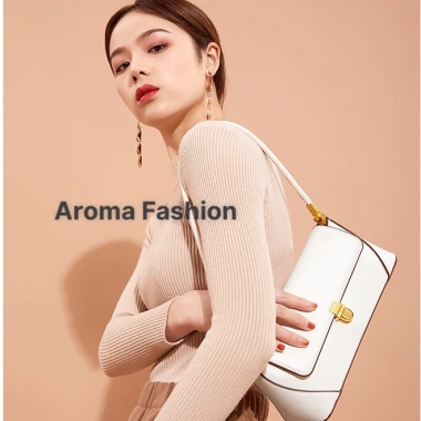 Túi xách nữ công sở AROMA FASHION da trơn kẹp nách, khoác vai thời trang Hàn Quốc cao cấp, giảm giá 22% 2