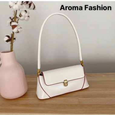 Túi xách nữ công sở AROMA FASHION da trơn kẹp nách, khoác vai thời trang Hàn Quốc cao cấp, giảm giá 22% 3
