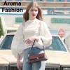 Túi xách nữ công sở AROMA FASHION da trơn kẹp nách, khoác vai thời trang Hàn Quốc cao cấp, giảm giá 22% 6
