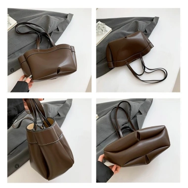 Túi Xách Nữ Công Sở Da Mềm Lớn, Tote Dáng Thuyền Da PU Hàn Quốc 199k