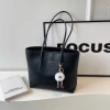 Túi xách nữ công sở PAMOLI TDC375 - Tote đeo chéo, kẹp nách, kèm gấu, giá 90k