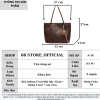 Túi xách nữ công sở size to da khoá kéo, vừa A4, phong cách Hàn Quốc 88store - 179.000đ 2