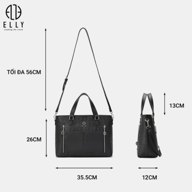 Túi xách nữ công sở thời trang ELLY EL342 – Da PU cao cấp, thiết kế sang trọng, giảm 22% 5