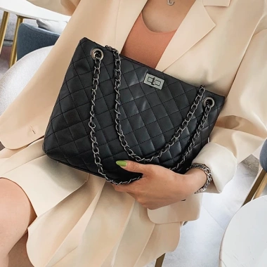 Túi xách nữ công sở tote da PU cao cấp ô trám thời trang Hàn Quốc - Giá rẻ 135k 7