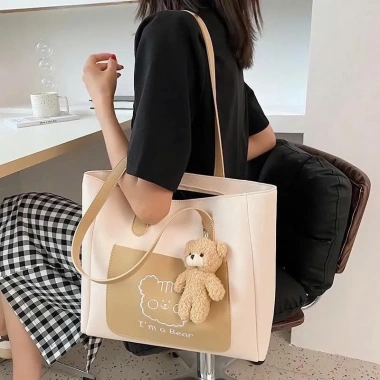 Túi Xách Nữ Công Sở Tote Da PU Đựng A4 Đeo Vai Kẹp Nách Giá 69.000₫ 2