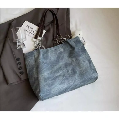 Túi xách nữ công sở tote da xích, kèm dây mây, siêu nhẹ, giá chỉ 69.000 VND 3