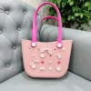 Túi Xách Nữ Cute Kèm Charm Nhẹ Chống Nước - Phù Hợp Đi Biển, Dạo Phố, Cafe, Chụp Ảnh - Giá 139k (Giảm từ 179k) 5