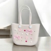Túi Xách Nữ Cute Kèm Charm Nhẹ Chống Nước - Phù Hợp Đi Biển, Dạo Phố, Cafe, Chụp Ảnh - Giá 139k (Giảm từ 179k) 8