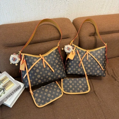 Túi xách nữ da cao cấp đeo vai/chéo kèm ví mini 2 size 25-30 NA130 - Giá chỉ 99k