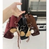 Túi xách nữ da lộn đeo chéo, kèm charm thời trang - Giá 119.000 VND 4