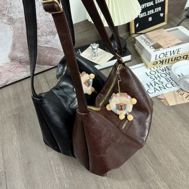 Túi xách nữ da mềm đa năng, tote đeo chéo vai, vừa A4, tặng móc gấu - Giá chỉ 55k