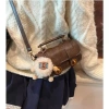 Túi xách nữ da nhăn 2 dải, đeo chéo tay, kèm móc gấu cute - ThanhThuTuiXach 959 - Giá 95k 3