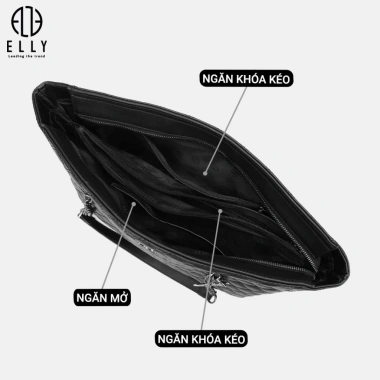 Túi xách nữ da thật cao cấp ELLY ET125 – Giá chỉ 1,979,450₫, giảm đến 18% 5
