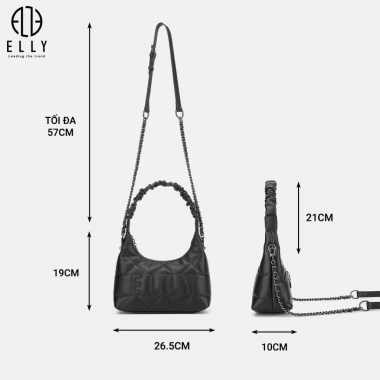 Túi xách nữ da thật ELLY ET186 - Sang trọng, thiết kế thời trang, giảm giá 22% 4