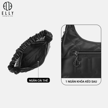 Túi xách nữ da thật ELLY ET186 - Sang trọng, thiết kế thời trang, giảm giá 22% 6