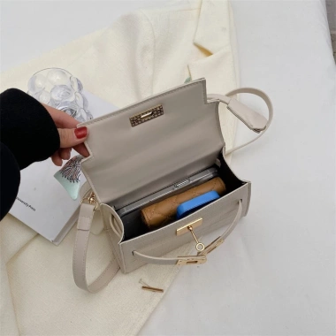 Túi Xách Nữ Đeo Chéo Da PU Vân Cá Sấu Mix Khăn Sang Chảnh MIQI BAG TX-103 - Giá 219k 7