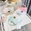 Túi xách nữ đeo chéo nơ dễ thương charm mèo bông Hàn Quốc đi chơi TXN237 105k
