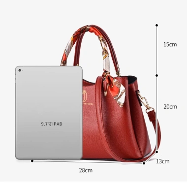 Túi xách nữ đeo chéo và vai kèm khăn lụa sang trọng - GC07DO giảm còn 329.000₫ 2