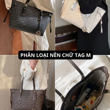 Túi xách nữ đeo vai da A4, khoá laptop – Mia tote bag thời trang công sở 180k