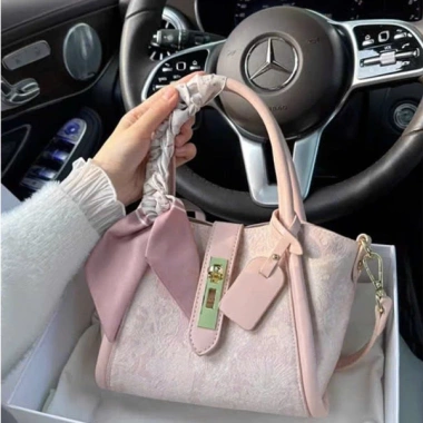 Túi xách nữ gấm thêu lụa kèm nơ phong cách Trung Hoa hottrend - Giá 109k tết 2.026 8