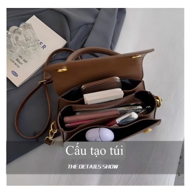 Túi xách nữ GIZEN TX15 đeo chéo da PU, thiết kế đơn giản, giá ưu đãi 209.000₫