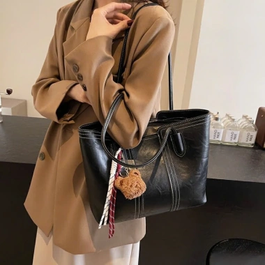 Túi xách nữ JUMALY đeo chéo vai basic trẻ trung tote công sở 2 quai Giá 94.000đ