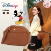 Túi xách nữ Mickey đa ngăn, hồ quang thời trang, dây vai PU điều chỉnh - Disney chính hãng