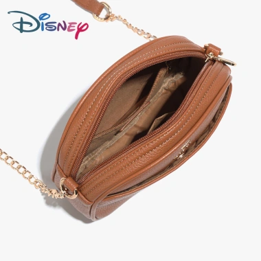 Túi xách nữ Mickey đa ngăn, hồ quang thời trang, dây vai PU điều chỉnh - Disney chính hãng