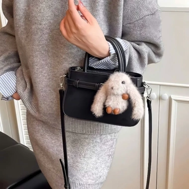 Túi xách nữ RABBIT cầm tay + dây đeo chéo, charm thỏ dễ thương, chỉ 138.000₫ 5