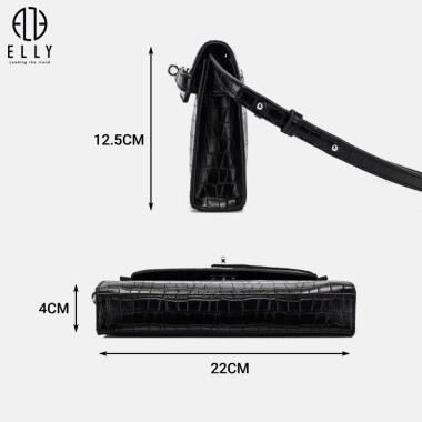 Túi xách nữ thời trang EL322 - ELLY sang trọng, chất liệu da PU, giá 909.350 VNĐ 4
