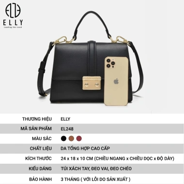 Túi xách nữ thời trang ELLY EL248 - Siêu nhẹ, thiết kế sang trọng, giá chỉ 1.199.250₫