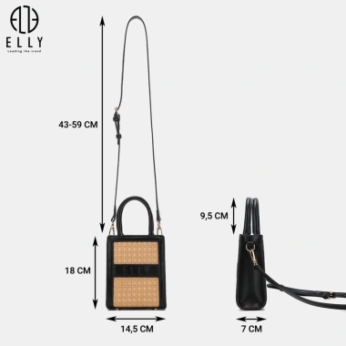 Túi xách nữ thời trang ELLY EL279 – Giá chỉ 824k, phong cách sang trọng