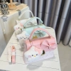 Túi Xách Nữ TL Hộp Đế Cứng Đính Nơ Kitty và Cow Size 20 - Siêu Dễ Thương, Thích Hợp Tiệc và Đi Chơi 6