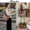 Túi xách nữ TOTE Chio2nd 30cm đa ngăn kèm charm - Cỡ lớn, thời trang công sở và dạo phố