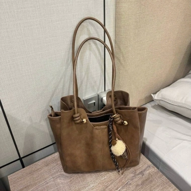 Túi xách nữ TOTE Chio2nd 30cm đa ngăn kèm charm - Cỡ lớn, thời trang công sở và dạo phố