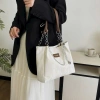 Túi Xách Nữ Tote Công Sở Da Nhung Size 30 Dây Xích Kim Loại Thời Trang Hàn Quốc 85.000 5