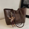 Túi Xách Nữ Tote Công Sở Đeo Vai Tặng Móc Thỏ Siêu Xinh Đi Học Đi Làm Giá 89.000đ