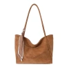 Túi xách nữ tote công sở Hàn Quốc da PU cao cấp, rộng A4, 3 màu basic + charm cún DUYÊN CƯỜNG - chỉ 32.000 VND 2
