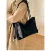 Túi xách nữ tote công sở Hàn Quốc da PU cao cấp, rộng A4, 3 màu basic + charm cún DUYÊN CƯỜNG - chỉ 32.000 VND 6