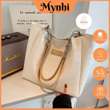 Túi xách nữ tote da PU công sở Hàn Quốc, vừa A4, giá rẻ 66.000 - MYNHI SMN706 8