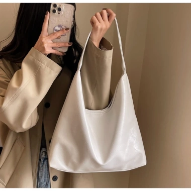 Túi xách nữ tote da pu mềm bản lớn - phong cách Hàn Quốc sang trọng, công sở, học và đi chơi 3