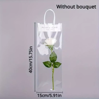 Túi xách PVC MAOYE66SY – Túi hoa hồng chống nước, cầm tay, đóng gói hoa Valentine, giá ưu đãi 84.700đ