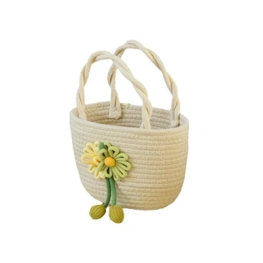 Túi xách sợi cotton đan cói đi biển du lịch chụp hình, dễ thương sang chảnh, thời trang - Giá 59.000đ