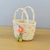 Túi xách sợi cotton đan cói đi biển du lịch chụp hình, dễ thương sang chảnh, thời trang - Giá 59.000đ 9