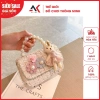 Túi xách tay bé gái sang chảnh, quai ngọc, nơ hoa cao cấp, đeo chéo dạ Tết đựng lì xì 125k