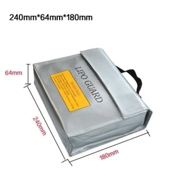Túi xách tay chống cháy nổ, chống nước, chịu nhiệt 800°C, 240x64x180mm 9