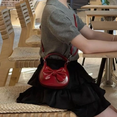 Túi xách tay mini nữ đeo chéo thời trang dáng xinh, nơ to - Giá chỉ 79.000đ - Bachhoaonline688